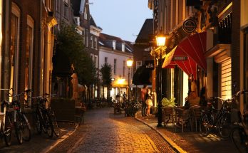 netherlands, city, night, street, evening, landscape, eurosummercontest
